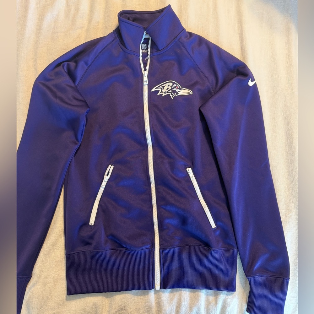 NFL Team Ravens Zip Up